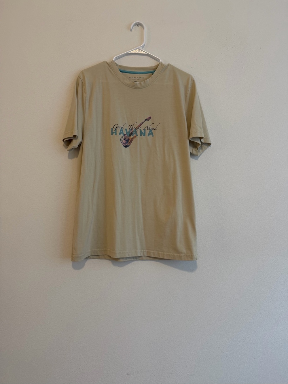 Denim & Flower Beige Havana Graphic Tee